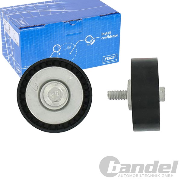Skf Umlenkrolle FÜHrungsrolle Keilrippenriemen Passend FüR CitroËN C5 C8 Fiat-image