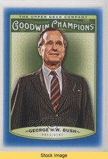 2019 Upper Deck Goodwin Champions Royal Blue George HW Bush #44 READ 2zq