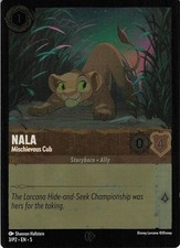 Nala - Mischievous Cub Promo Disney Lorcana Promo Cards 3 NM Cold Foil