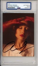 Ariana Grande SIGNED ENTIRE NAME SIGNATURE Eternal Sunshine AUTO PSA DNA COA