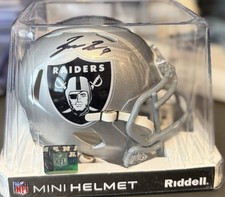 Tyree Wilson Signed Flash Mini Helmet BAS Beckett Witnessed