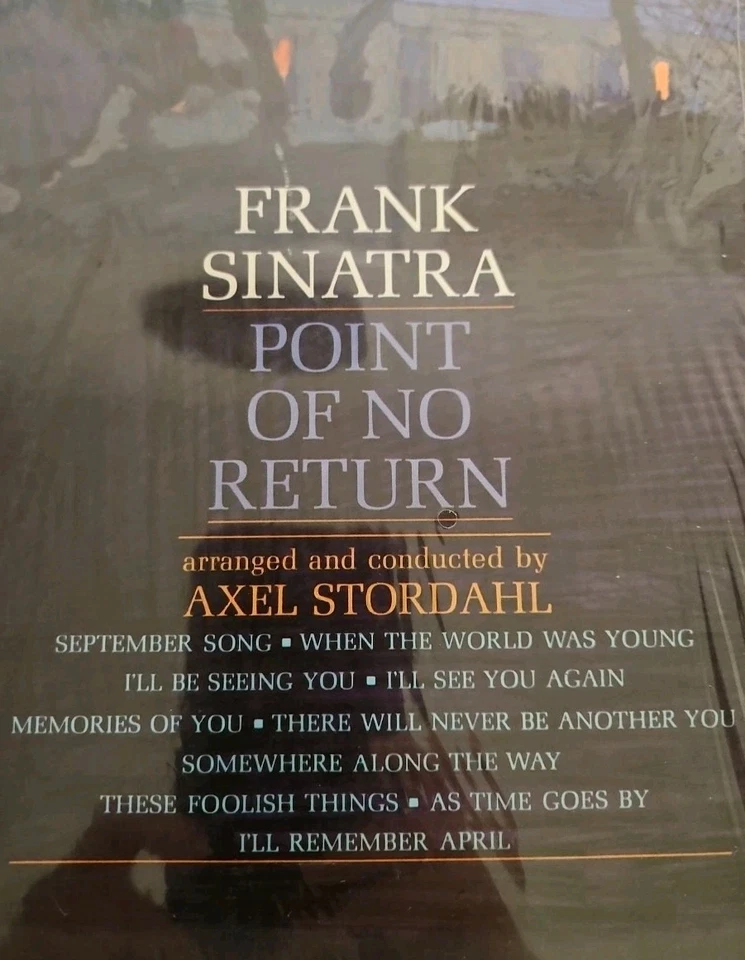 Frank Sinatra "Point Of No Return" Capitol records re-issue 1975 in shrink VG+ Foto 2 de 4