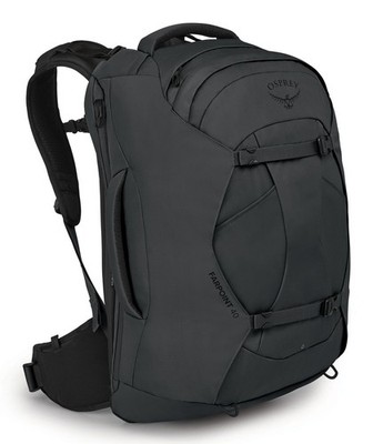 Osprey Farpoint 40 Rucksack Reisetasche Wanderrucksack Tunnel Vision Grey