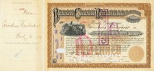 Beech Creek Railroad Co. Issued to Cornelius Vanderbilt - 1889 dated Stock Cer