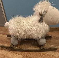 Restoration Hardware RH Baby Child Wooly Plush Lamb Rocker