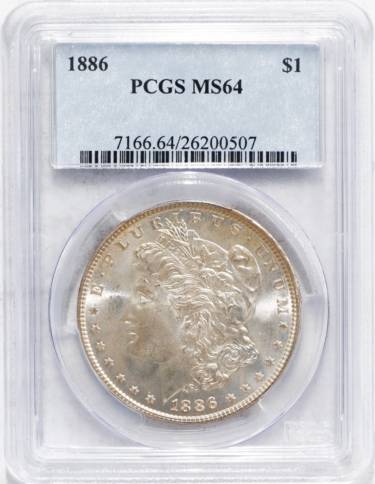 1886 (P) Morgan Dollar PCGS MS64