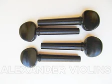 Quality Violin Peg Set (4 pegs) For 3/4-1/2 Size Violin, Ebony, US Seller!!!