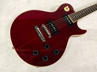 Greg Bennett AV-5 Electric Guitar P-90 Pickups Wine Red Soft Case