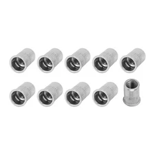 Rivet Nuts (M6) 30Pcs, 304 Stainless Steel Threaded Insert Nuts