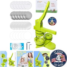 Eco-Friendly Pin Maker with Complete DIY Kit - Perfect Crafting Gift Option