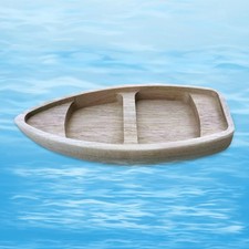 Canoa in legno cinese artigianale in legno per progetti fai da te da tavolo