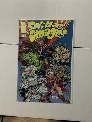 Splitting Image #2 Image Comics, April 1993, Don Simpson parody cover