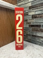 STATION 26 BREWING CO Tap Handle Denver Colorado Craft Beer