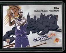 2025-26 Topps Basketball Khaman Maluach Clutch City Prospects Rookie Card 