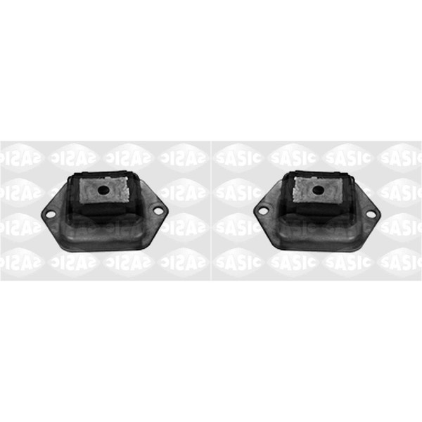 2X Sasic Lagerung AchsköRper Hinterachse FüR CitroëN Berlingo Kasten B9 M_ MF-image
