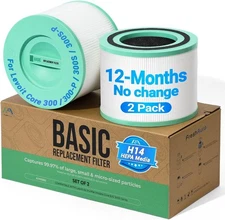 2025 Upgraded 2 Pack Core 300s Pet-Enhanced Filter for Levoit Core 300 Core 300s