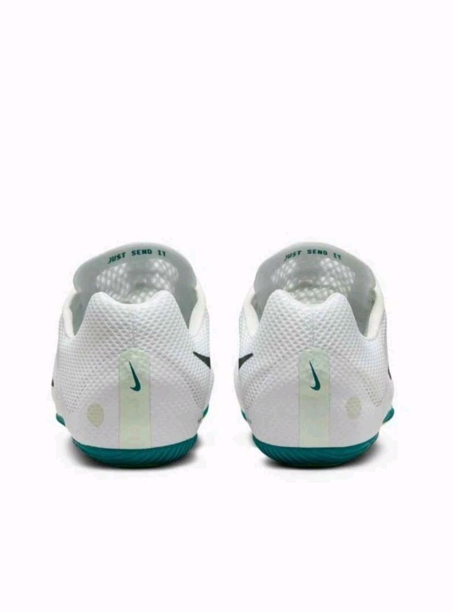 Nike Zoom Rival Sprint Track Spikes White Black Bright Spruce FZ9663-102 Sz 10.5 Nike Zoom Rival Sprint Track & Field Sprinting Spikes FZ9663  main image 4