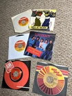 RARE LOT 7" vinyl 70's 80's Rock New Wave Prog 45's w/David Bowie + some PS's