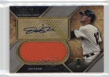 2017 Topps Triple Threads Unity Jumbo Relics Silver 70/75 Joe Panik Auto 1ek2