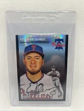 2023 TOPPS CHROME PLATINUM ESTEBAN QUIROZ Black /10 PHILLIES 176