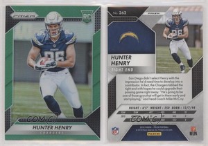 2016 Panini Prizm Rookie Green Prizm Hunter Henry #262 Rookie RC