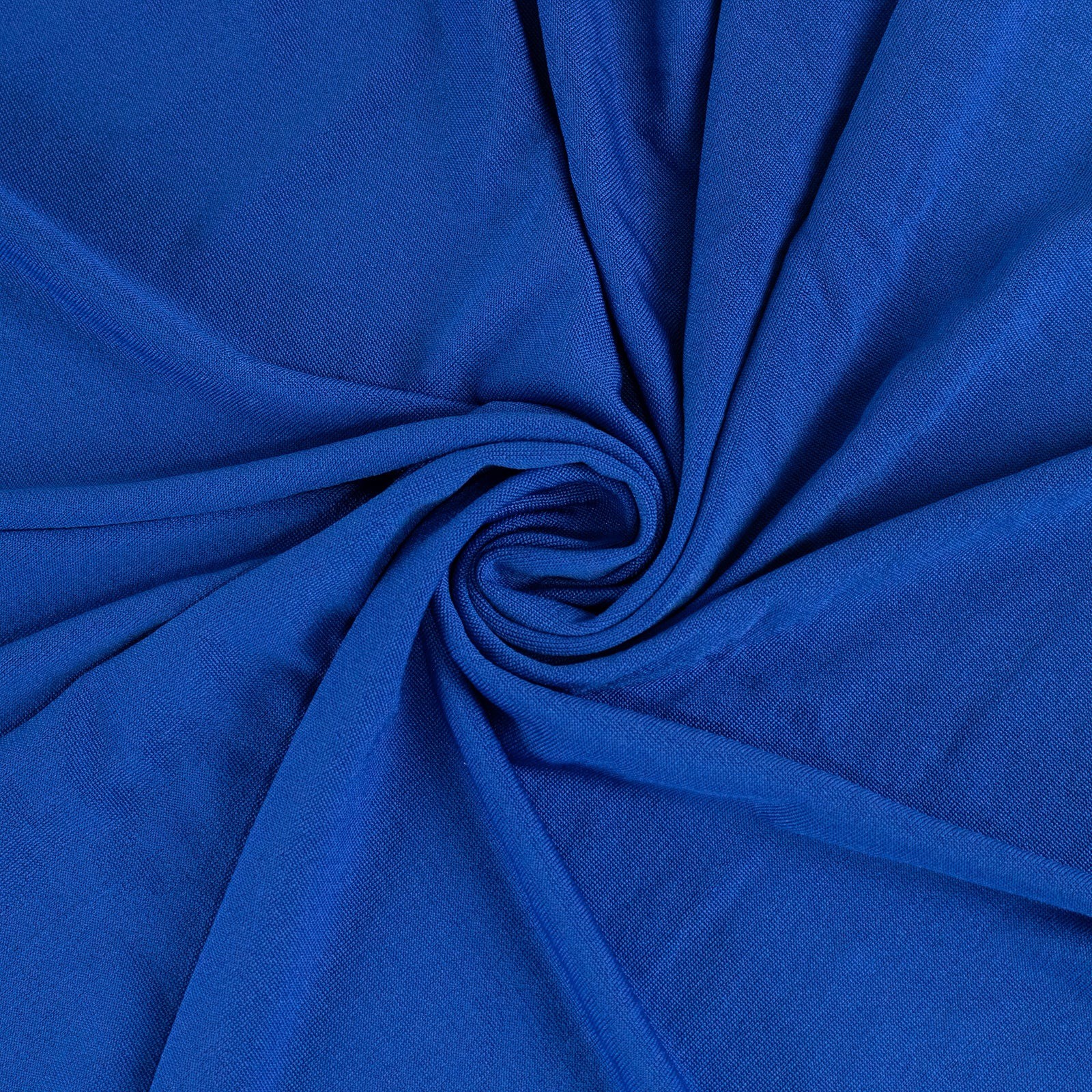 6 ft Royal Blue Fitted Spandex Round Tablecloth with Foot Pockets Wedding