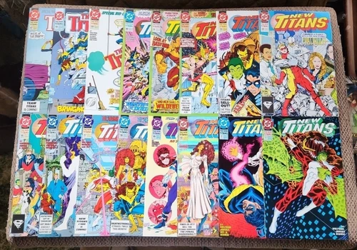 New Titans #87 Through #102 Marv Wolfman 16 Issues Adam Hughes Phil Jimenez