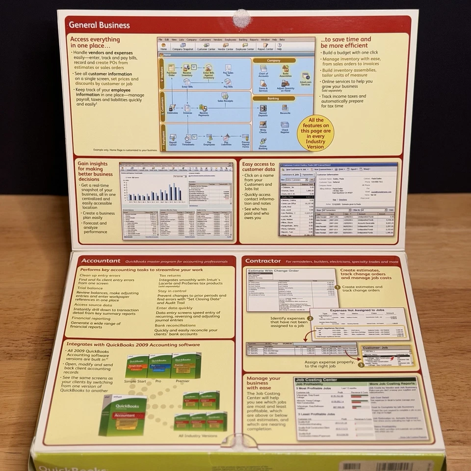 NEW Quickbooks Premier 2009 Accounting Windows US Version Full Retail - SEALED - Image 4 of 4
