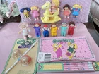 Vintage 1980's Cabbage Patch Kids Mini Figures  Lot of 14 Various
