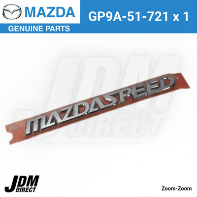 Mazda Mazda Speed6 Heck Emblem Typenschild GP9A-51-721 2006-2007