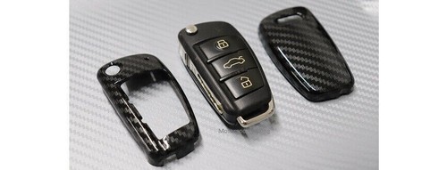 Fibra de Carbono Carcasa Mando Funda Para Audi A1 S1 A3 S3 A4 S4 A5 A6 Tt Q3 Q7 - Picture 4 of 4