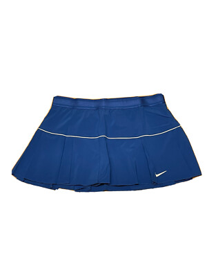 Nike Essential Victory Tennis Skirt Blue CJ1606-494 Women's Size Large | eBay UK