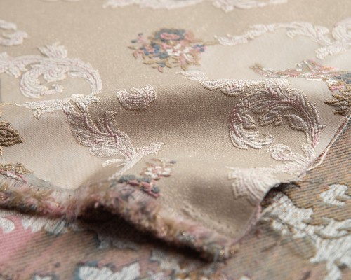 Victorian Damask Jacquard Fabric, 54" Wide, for Upholstery Window, Sold by Yard - Picture 2 of 6