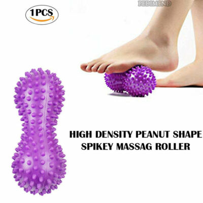 Fußmassageroller harter stacheliger Ball Plantarfasziitis Füße Schmerzlinderung Massagegerät