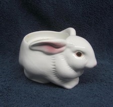 Ceramic EASTER Bunny Rabbit Container Planter Avon Collectible