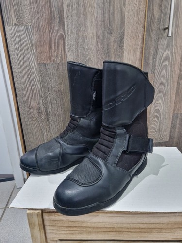 Polo Motorradstiefel Herren Gr.42 Schwarz Leder - Bild 3 von 15