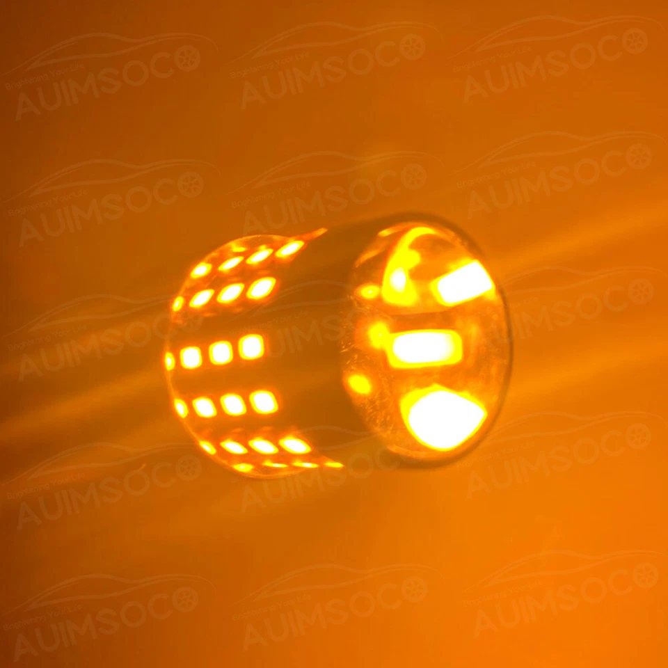 Intermitente de luz de giro trasero LED ámbar para Honda Pilot 2003-2021 7443 7444 T20 Foto 3 de 4