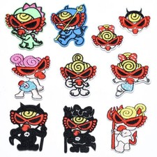 Mini Cartoon Series Ironing Embroidered Patches Sticker Sew Patch Applique 10pcs