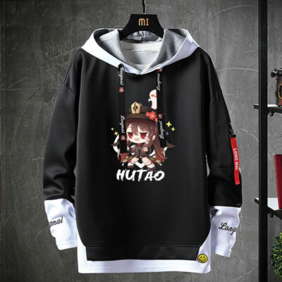 Genshin Impact Cosplay Game Kapuzen Sweatshirt Hoodie pullover Hooded Pulli Coat