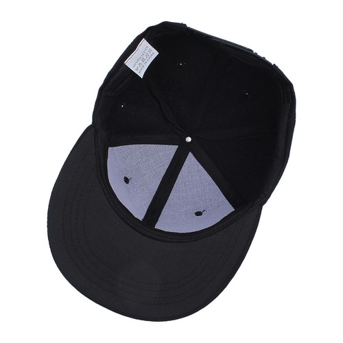 Men Snapback Hat Solid Flat Brim Style Baseball Cap Trucker Visor Hip Hop Unisex - Picture 8 of 20