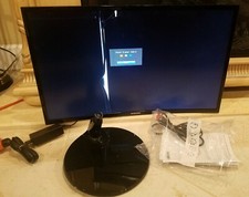 Samsung C27F390FHN LED Curved Monitor CRACKED SCREEN 