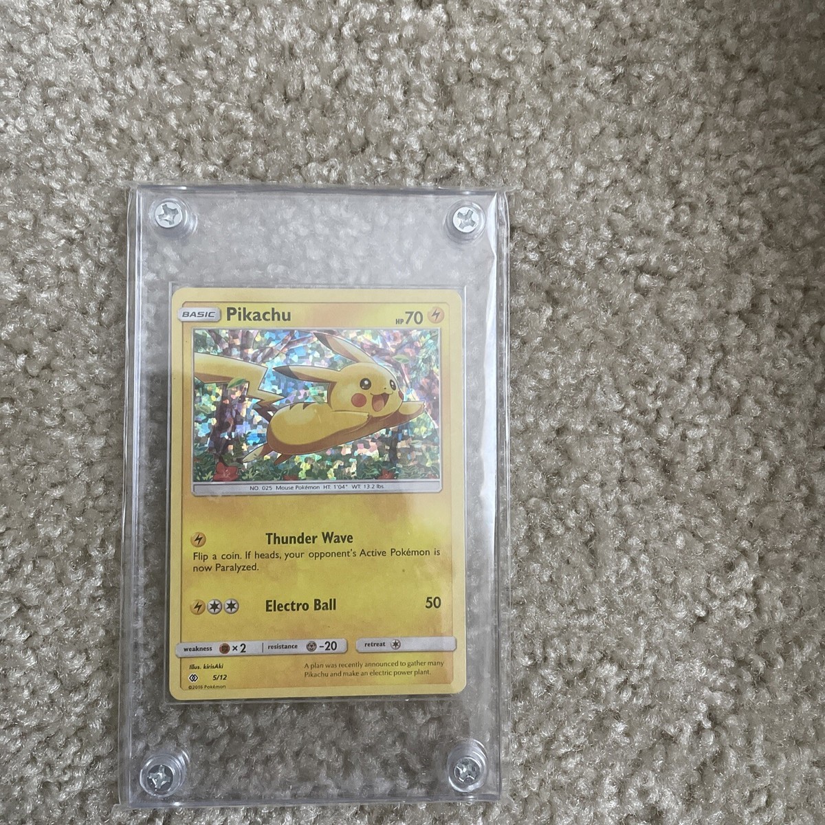 pikachu halloween pokemon card rare basic 70 hp pika bolt with sleeves pikachu halloween pokemon card rare basic 70 hp pika bolt with sleeves