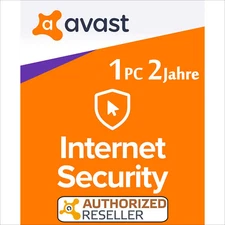 Avast Internet Security 1 PC 2 Year 2026 Full Version/Upgrade Antivirus Premium