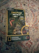 National Geographic Mini Dig Kit- Dino Poop Find a Genuine Fossil Ships Fast