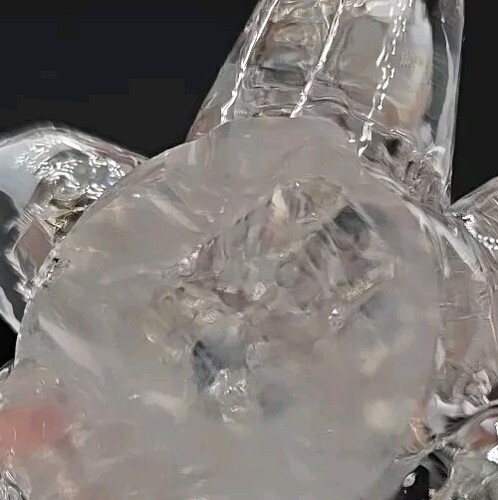Vtg The Toscany Collection Solid Clear 24% Lead Crystal Christmas Tree 6”Taiwan - Picture 4 of 7