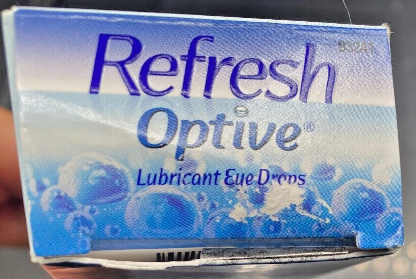(1 Pack) Refresh Optive Lubricant Eye Drops 0.5 Fl Oz EXP 12/2025