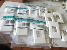 Panduit T70BH1IW Snap On Horizontal Bezel For 1 Insert NIP Lot of 12 OPEN BOX