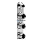 <!--F#f_0-->Vintage Air - Streamline Polished Aluminum 4-Way In-Line Bulkhead Plate for A<!--F/-->