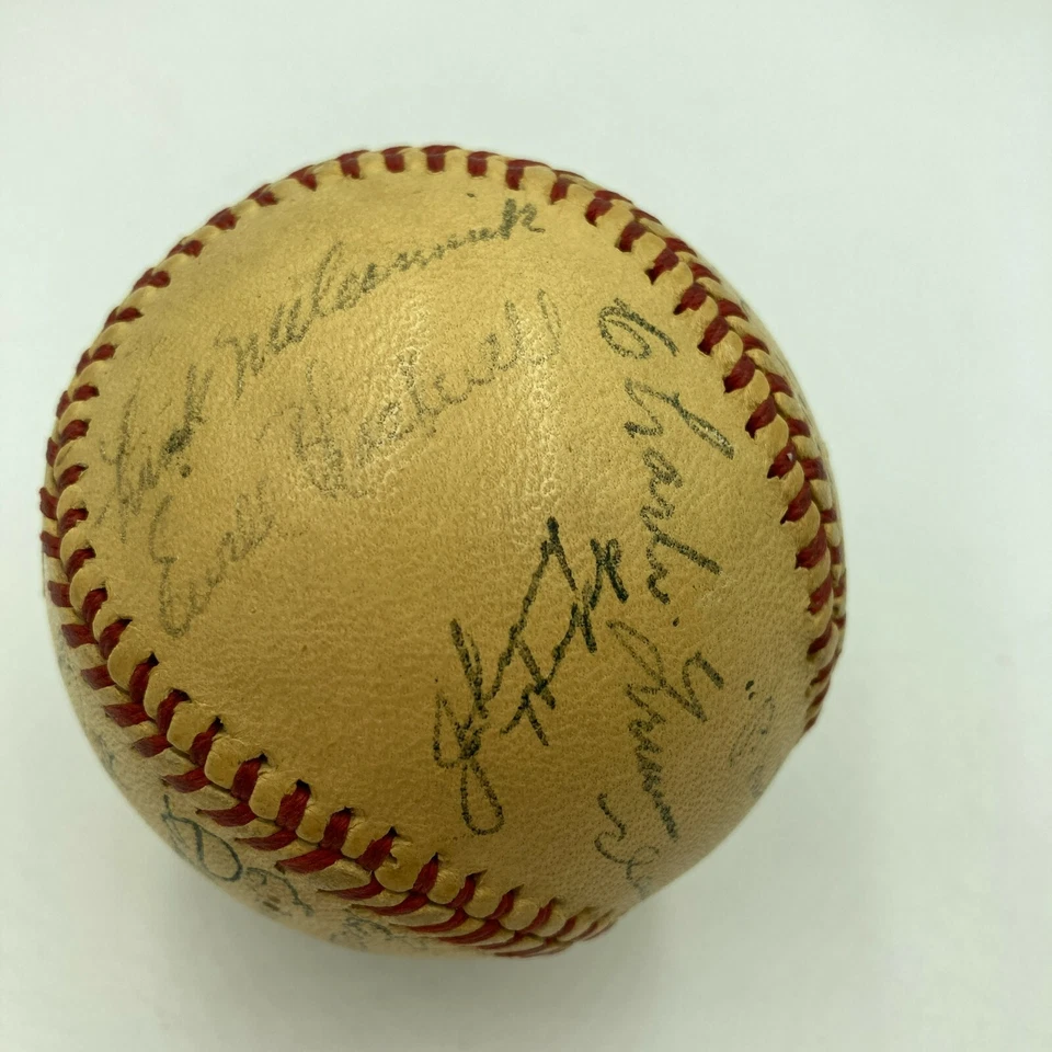 1946 All Star Game Team Signed National League Baseball Stan Musial JSA COA - Image 3 of 4