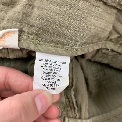 J Crew Shorts Womens 2 Olive Green Front Pockets Zip Fly Button